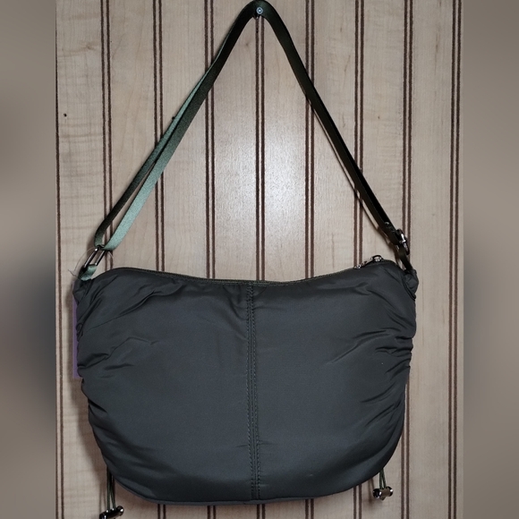 Handbags - Dark Gray / Green Crossbody Bag